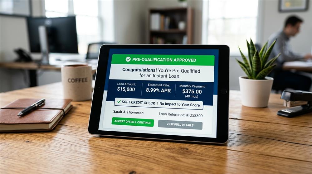 Real-time loan prequalification approval dashboard
