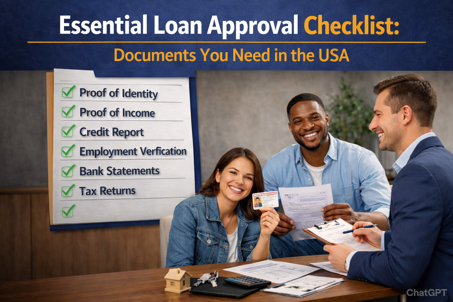 Essential Loan Approval Checklist Documents You Need in the USA