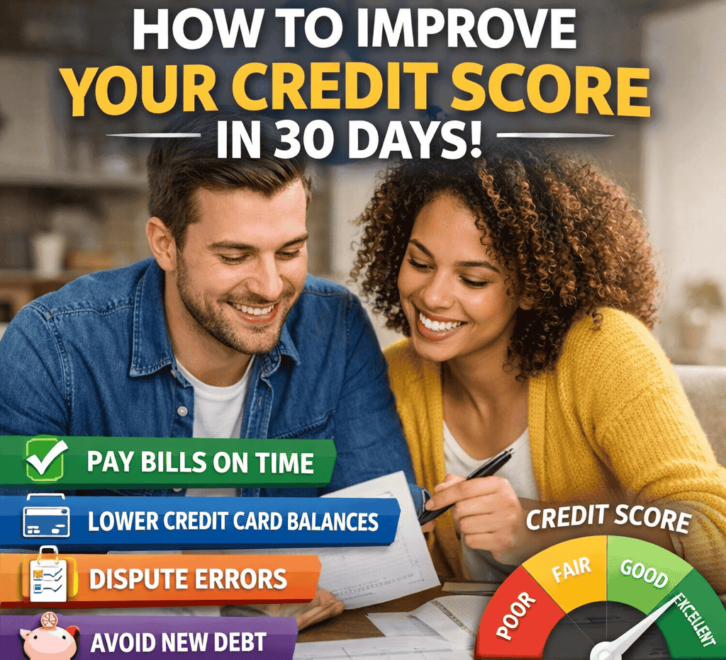 How to Improve Your Credit Score in 30 Days