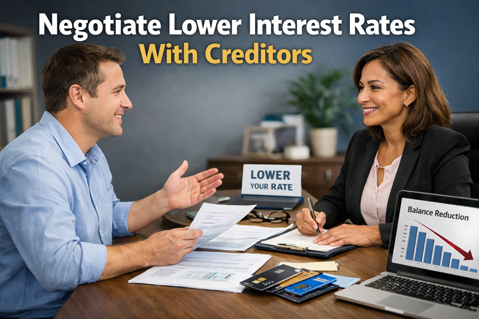 Negotiate Lower Interest Rates With Creditors