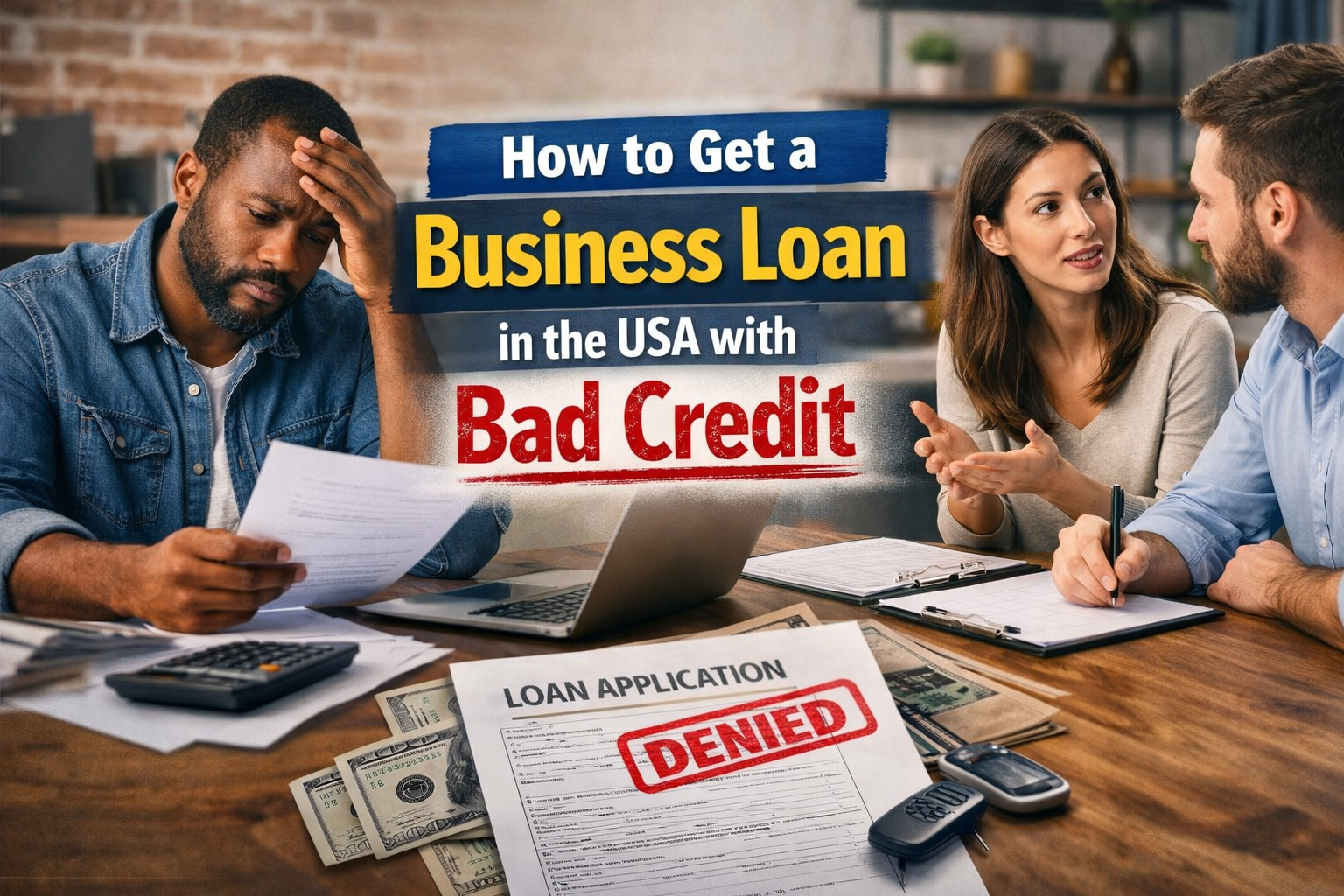 How to Get a Business Loan in the USA with Bad Credit