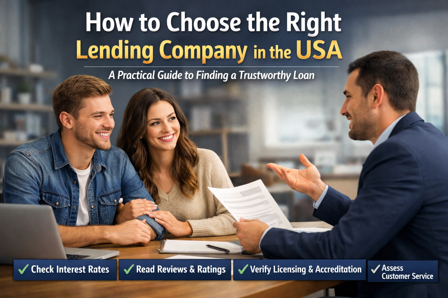 How to Choose the Right Lending Company in the USA A Practical Guide to Finding a Trustworthy Loan