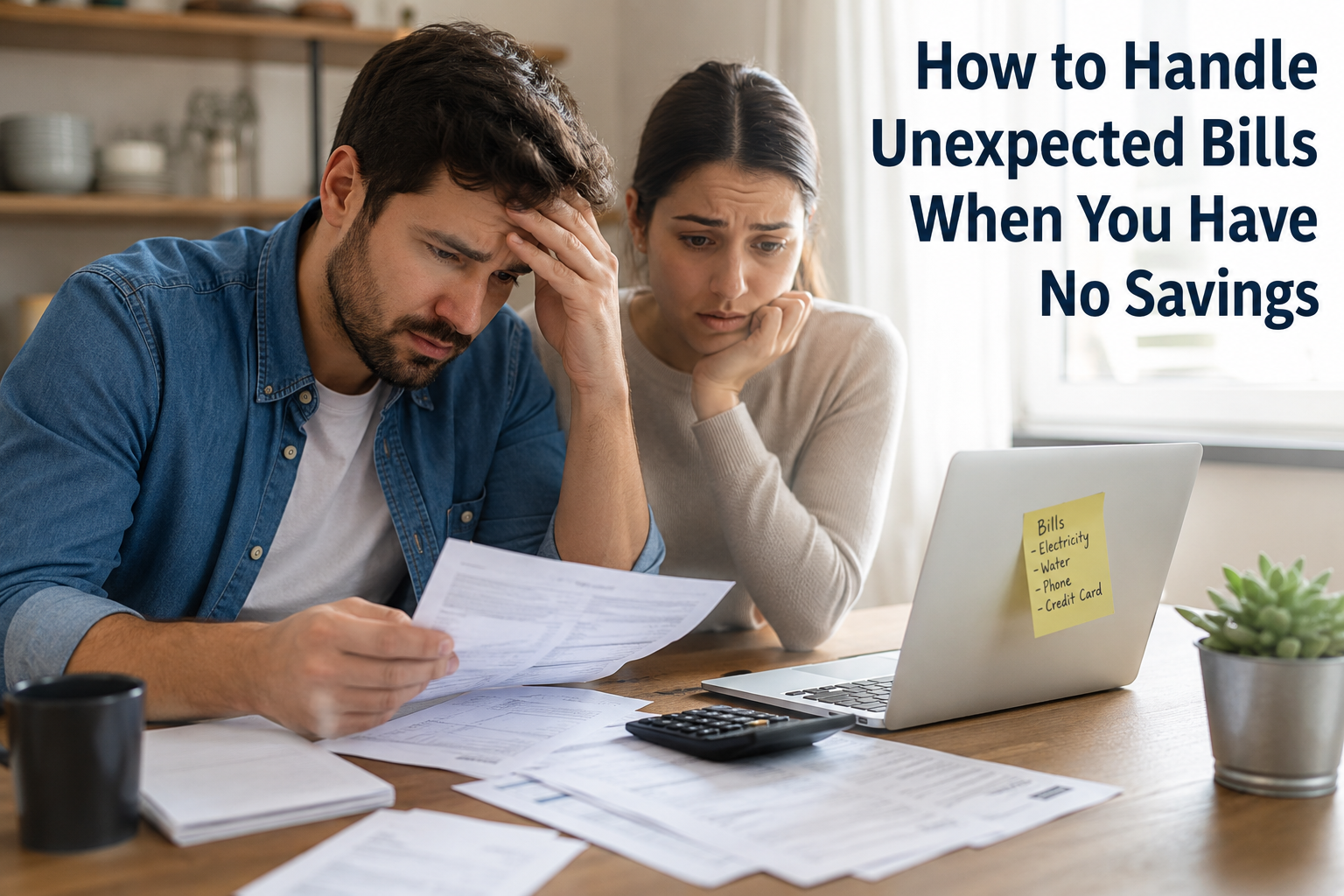 Handle Unexpected Bills